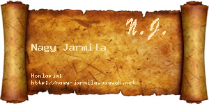 Nagy Jarmila névjegykártya